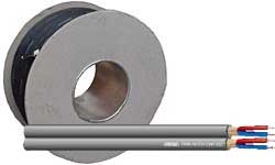 lfm / Zwillings Mikrofonkabel Cordial CMK 422, 2 x 2 x 0.22mm2, schwarz